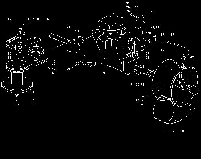 Illustration F Getriebe Gear box