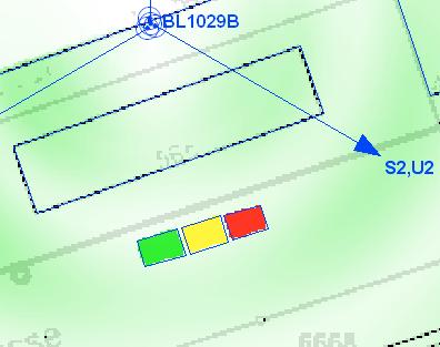 Mobilfunk + GIS Berechnung der elektrischen Feldstärke Berechnungshöhe + 15.