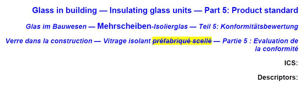 5 / 20 Prüfung von Mehrscheiben - Isolierglas Mehrscheiben Isolierglas