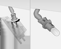 Die Glühlampenfassung zum Entfernen aus dem Glühlampengehäuse nach links drehen. Die Glühlampe herausziehen. 3.