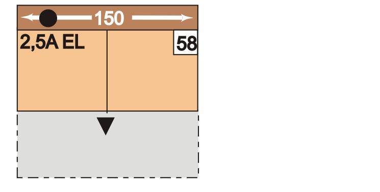 Liegefläche: 275 x 124 cm 2,5-Sitzer mit Querschläfer, in Verbindung mit Spitzecken oder Canapes Liegefläche: 200 x 124 cm 2,5-Sitzer mit Querschläfer, ohne Armlehnen, Liegefläche echt bezogen, nur