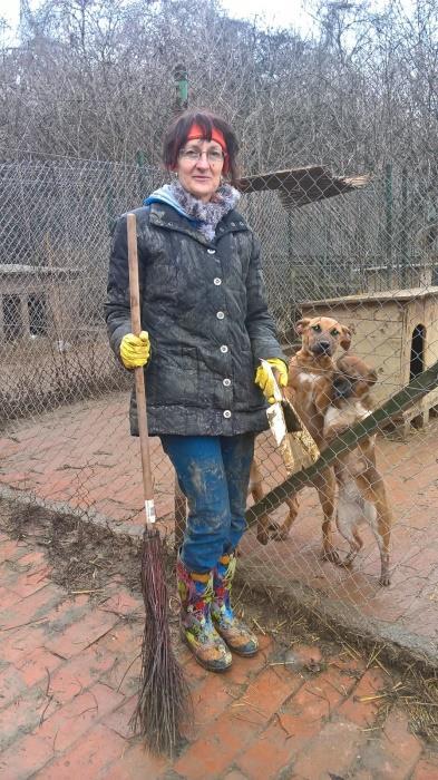 Besuch und Tierneuigkeiten Im Januar kam Doris aus der Schweiz zu Besuch. Sie half im Tierheim sehr käftig mit, machte sauber und beschäftigte sich mit den Tieren.
