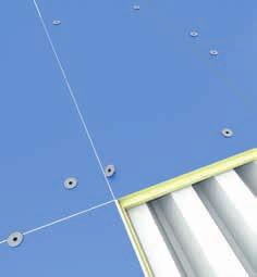 Die Befestigungsschematik ist daher unabhängig von der in der Windsogberechnung der Dachabdichtungsbahn ermittelten Anzahl, Art und Lage der Befestiger.