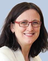 Cecilia Malmström (Schweden, ALDE, 48 Jahre) Handelskommissarin Der Schwedin Cecilia Malmström und bisherige EU- Innenkommissarin wurde das Handelsressort zugeteilt.