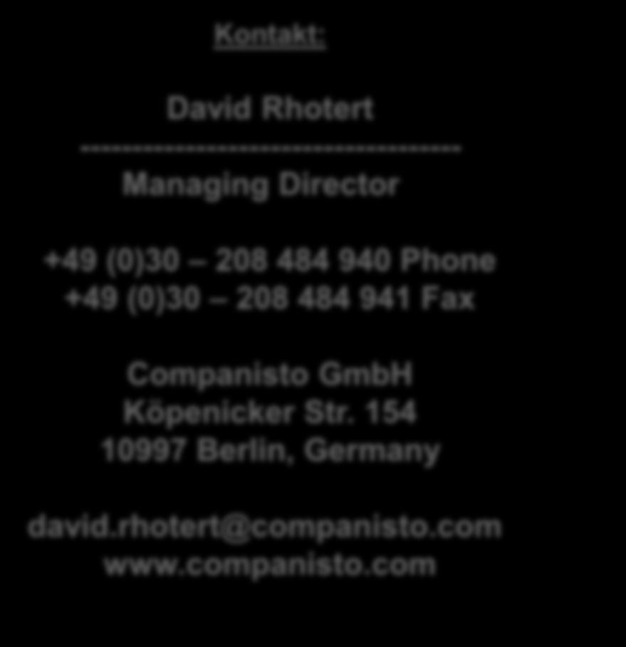 941 Fax Companisto GmbH Köpenicker Str.