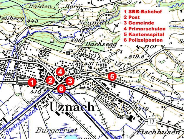 Uznach Politische Gemeinde Die Gemeinde Uznach gehört zum Bezirk See, welcher bis nach Rapperswil reicht.