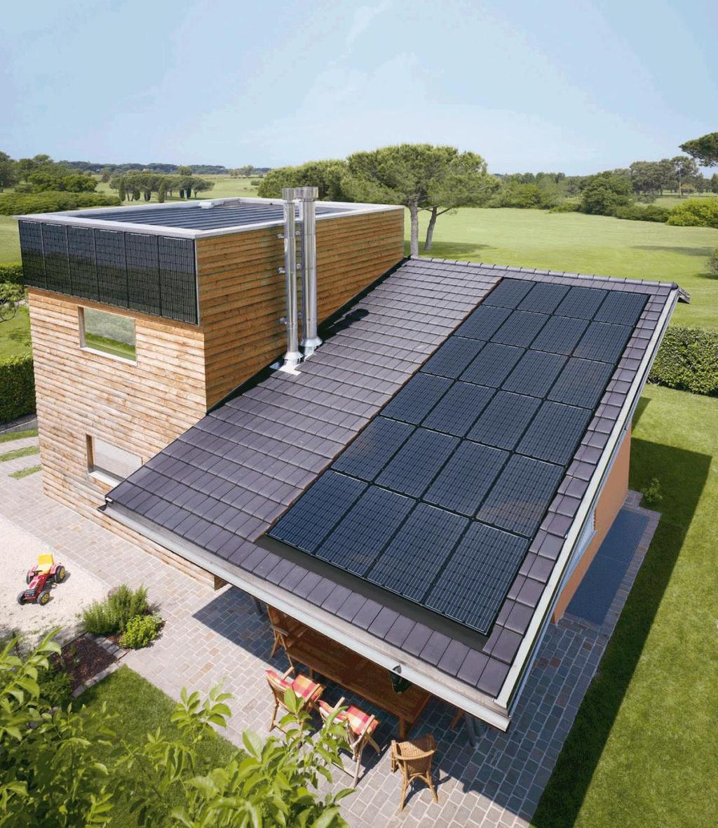 Perfektion in Design und Technik. Die innovative Indach-Solarsystemlösung vereint besondere Anforderungen an eine zukunftsorientierte Energieerzeugung mit gehobenen Ansprüchen an Optik und Design.