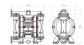 55 1", 55 l/min EDELSTAHL ELEKTROPOLIERT SS 316 ELECTRO-POLISHED Anschlüsse: Fluid