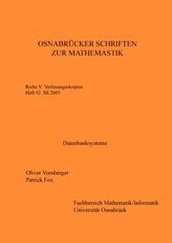Literatur Alfons Kemper, André Eickler: "Datenbanksysteme
