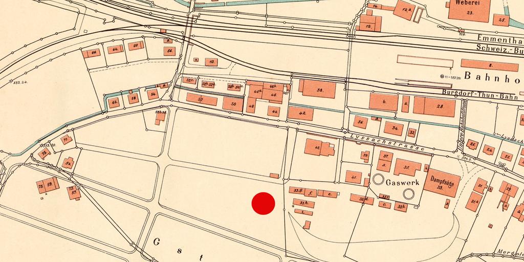 Der Blick zurück Stadt Burgdorf 1874 - Ausschnitt Stadt Burgdorf 1905 - Ausschnitt Stadt Burgdorf 1928 - Ausschnitt