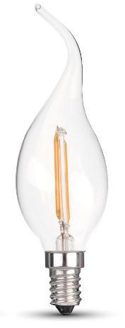 LUMiTENSO HOME LED FILAMENT KERZE 2 W / 4 W LUMiTENSO home LED Filament Kerzen sind als Retroits ein vollwertiger, efizienter Ersatz für Glühbirnen und Energiesparlampen.