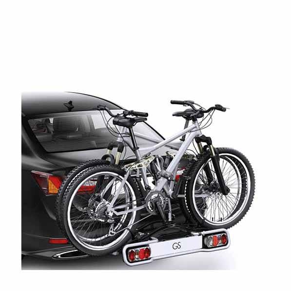 TRANSPORTLÖSUNGEN HECKFAHRRADTRÄGER Der Heckfahrradträger bietet eine bequeme Mitnahmemöglichkeit für Ihre Zweiräder.