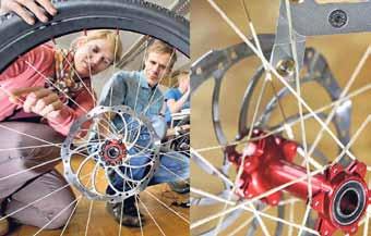 Technik-Ticker Speichen aus Seilen Christian Precht, CH-Zürich Speichen bestehen bei Fahrrädern aus Draht. Das gilt als so selbstverständlich, dass man vom Drahtspeichenrad spricht.