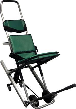 WAS IST EIN ESCAPE-CARRY CHAIR? Der Escape-Carry Chair ist ebenfalls ideal, um Personen in sitzender Positon treppab in Sicherheit zu bringen.