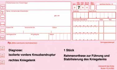 Wie erfolgt die Verordnung korrekt? Immer wieder kommt es aufgrund von Formfehlern zur Ablehnung der Kostenübernahme für Hilfsmittel durch die Krankenkassen.