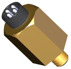 1.5.1 Einschraubwiderstandsthermometer Typ (M-XX/SGH) Widerstandssensoren eingebaut in Schraubgehäuse Einsatztemperaturbereich von -40 C max.
