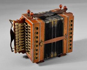 370 Akkordeon Hohner 20 Modell Organetta III, wohl 1930er Jahre, mit großer gebogener