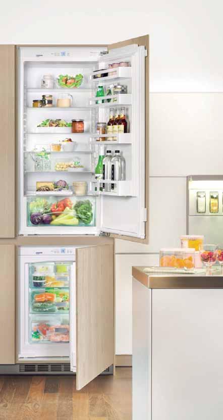 Integrierbare Kühlschränke IK 50 Premium IK 54 Premium IK 0 Comfort IK 4 Comfort Türmontage / Bauform Energieeffizienzklasse (Energieverbrauch Jahr / 4 h) 4 Lagerzeit bei Störung / Gefriervermögen 4