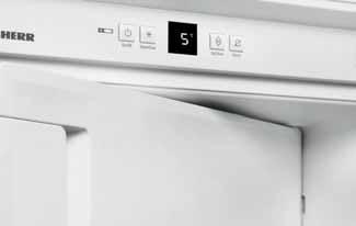 Kühlschränke Qualität bis ins Detail Die übersichtliche -Elektronik gewährleistet die genaue Einhaltung der gewählten Temperatur. Die Einstellungen können komfortabel über Tasten vorgenommen werden.