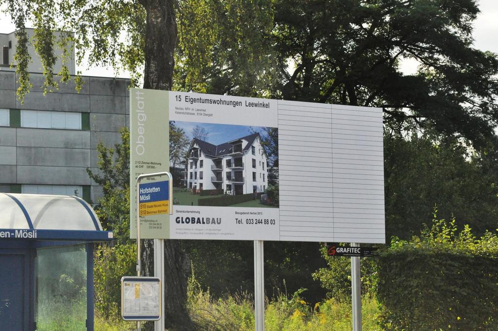 Geplante Neubausiedlung Leewinkel (Oberglatt)