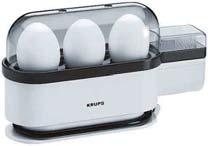 Wasserdosierer mit integriertem Ei-Pick und Ei-Halter Fassungsvermögen Eier: 3 300 W Signalton: Ein-/Ausschalter: weiß F