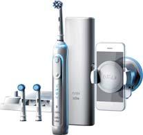 Elektrische Zahnbürsten Oral-B Genius 8000S Positionserkennungs-Technologie mit dreifacher Andruckkontrolle - Ein Bewegungs-Sensor in der Zahnbürste und die Videoerkennungs-Funktion der Oral-B App 4.