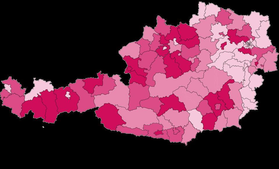 Der Bezirk Wels-Land in Oberösterreich liegt auf Platz 9 im Arbeitsmarkt-Ranking, was einerseits durch die zweithöchste Frauenerwerbsquote in Österreichs Bezirken begründet ist (76,3 % die höchste
