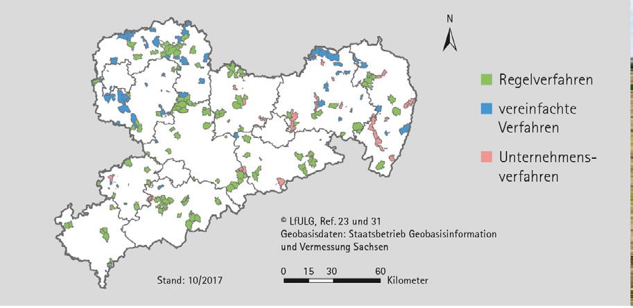 Flurbereinigungsverfahren in Sachsen Neuordnungsbedarf in Feld und Flur Die Flurbereinigung ist ein Instrument zur Entwicklung und Neuordnung ländlicher Grundstücke.