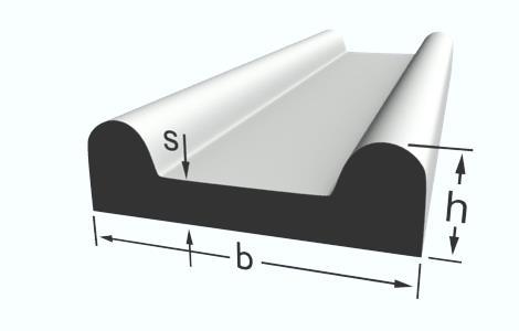 warmgewalzt Halbrund- u. Flachhalbrundprofile, S235JR / EN 10025-2 Ungenormte Abmessungen Nr.