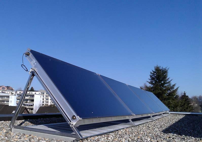 E.3.9 Solaranlage Sonnenkollektoren für Heizung und Wassererwärmung mindestens 7 % der EBF Ergänzende Informationen: Die