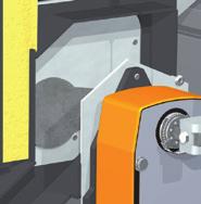 Die Befüllung des Pelletsbehälters erfolgt vollautomatisch über eine externe Saugturbine.
