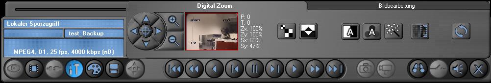 4.2 Digital-Zoom Diese Funktion ermöglicht die digitale Vergrößerung / Verkleinerung des Bildausschnitts. Zusätzlich können Kontrast und Farbe automatisch angepasst werden.