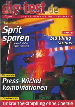 Anzeige Das Net-Magazin zur Internet-Seite www.dlg-test.de DLG-Test.de Mehr als nur Internet! dlg-test.de ist das einzigartige Crossmedia-Konzept in der Landtechnik.