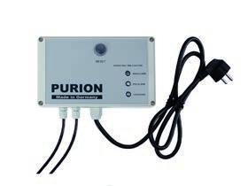 PURION 1000 Die Anlage PURION 1000 ist in elektropoliertem Edelstahl 1.4571 ausgeführt. Sie findet Anwendung bei der entkeimung für Durchflussleistungen bis 1.