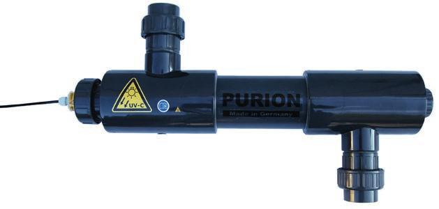 PURION 2001 PVC-U Diese UV Anlage PURION 2001 ist in PVC-U ausgeführt. Sie findet z.b.