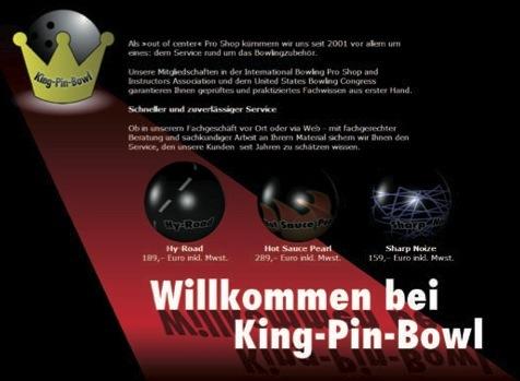 Arbeitsproben Webdesign Onlineshop King Pin Bowl Eine Schulaufgabe - Das erstellen eines