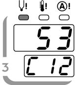 Diagnoseergebnisse Fühler gebrochen Fühler verpolt Fühler vertauscht (hier Zone12 mit 3) Last Fehler (Kurzschluss/Bruch) TimeOut ( T nicht erreicht) Alarm-LED Fühler leuchtet Alarm-LED Fühler