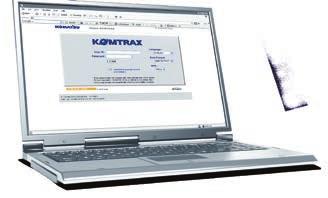Komatsu Wireless Monitoring System Der Weg zu maximaler Produktivität KOMTRAX nutzt das Modernste, was die Wireless Monitoring Technologie zu bieten hat.