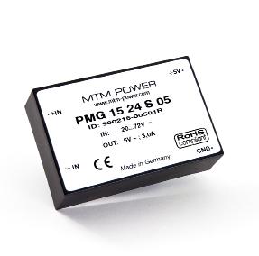 PMG15 24S05 PCMG30 24S05 PMD75 80S24 W PMG/PCMG DC/DC-Module DC/DC Modules Eingangsbereich Input Range 15 W, 30 W 20.