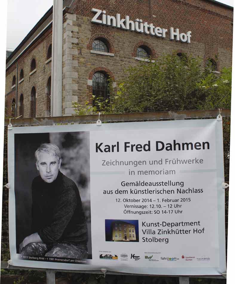 Oktober 2014 bis 1. Februar 2015 Villa Museum Zinkhütter Hof 52223 Stolberg Bernhard-Kuckelkorn-Platz Vernissage: 12.