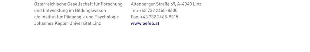 a.univ-prof. Dr. Florian H. Müller Vorstand der ÖFEB Alpen-Adria-Universität Klagenfurt Sterneckstr. 15, A-9010 Klagenfurt phone: (+43 463) 2700 6169 mail: florian.mueller@aau.at Klagenfurt, am 25.