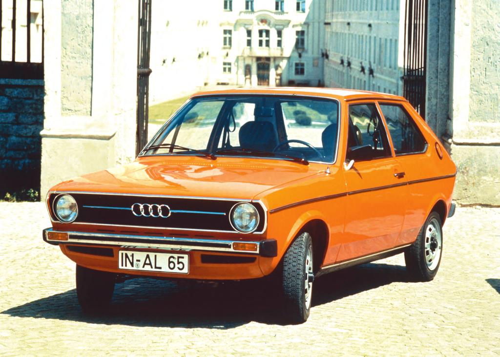 Der Audi 50 von 1974 in einer