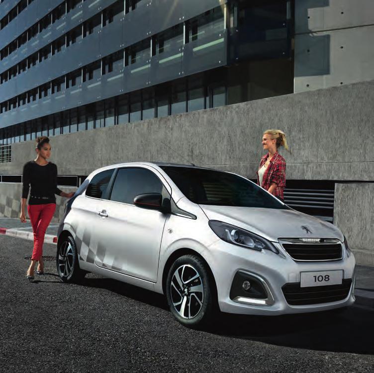 SPORT. Der PEUGEOT 108 Sport übernimmt die Grafikcodes von Rennwagen.