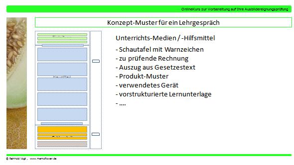 Abschließend können Sie einen Ausblick darauf geben, was Ihr Auszubildender im dann folgenden Unterricht lernen wird: Sie hatten Ihren Unterricht mit einem Rückblick begonnen und schließen nun mit