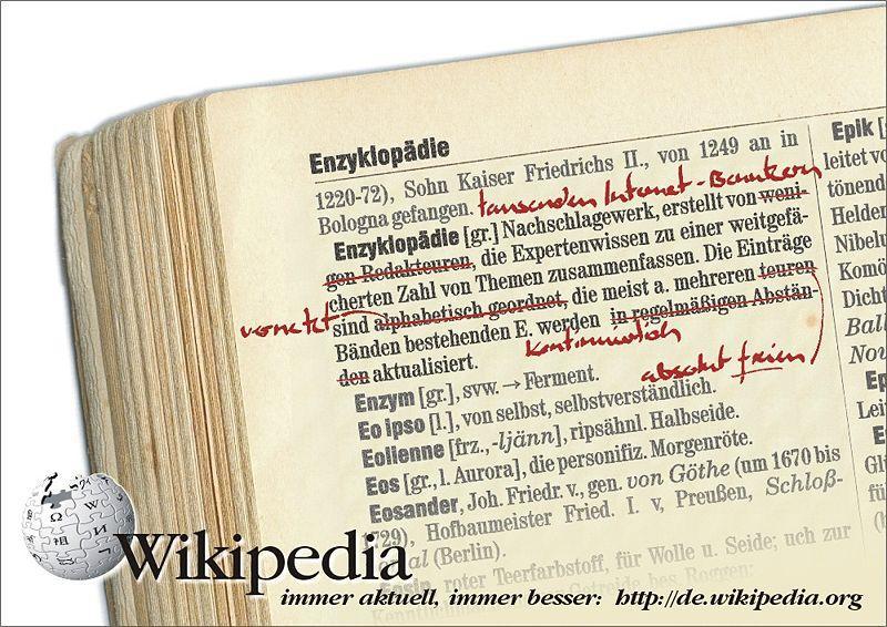 WIKIPEDIA Enzyklopädie Wikipedia Wenige Redakteure Tausende Internet-Benutzer Alphabetisch geordnet Vernetzt Teure Bänden Absolut freie Bände In regelmäßigen Abständen