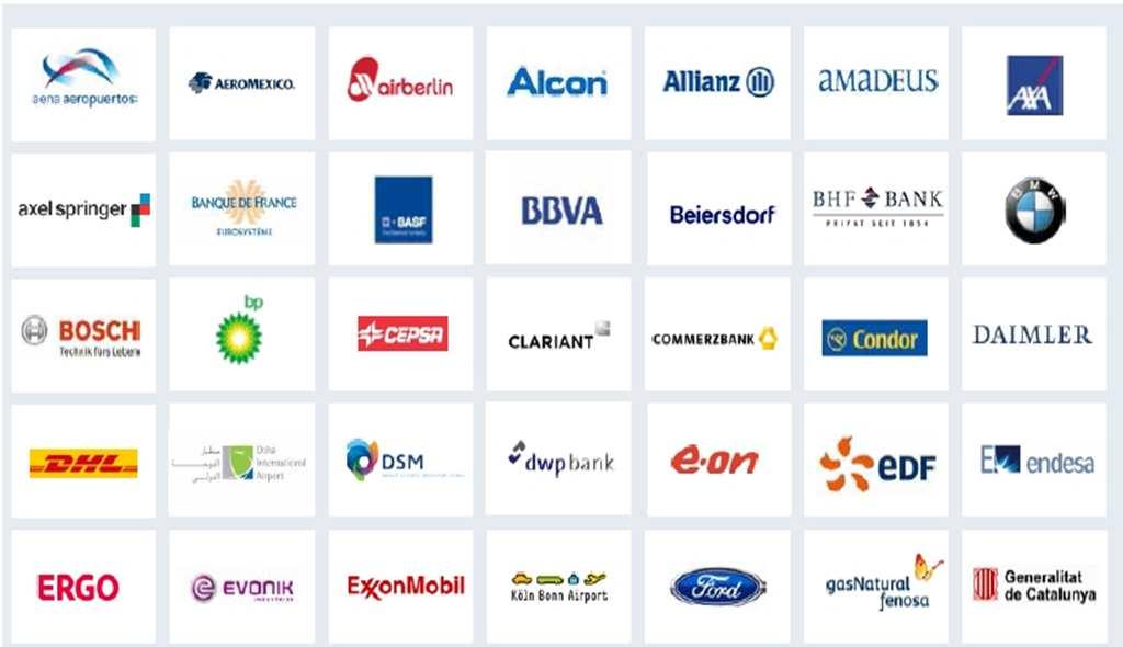 Kunden / Referenzen Aktuell über 500 Kunden 10% aus TOP 500 Europe 50% aus DAX30 Beispiele Neukunden in 2014: F24