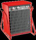 Farbe: Rot (RAL 3020) Thermostat: 5 bis 40 C Heizlüfter Typ Tiger P21 Mit 1,8 m Anschlusskabel und Stecker Typ 12. einen Kippschalter.