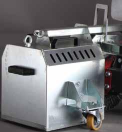 RSB 120 - Fugenbürstmaschine Die Fugenbürstmaschine RSB 120 reinigt Betonfugen vor dem Vergießen, um einen optimalen Halt der Vergussmasse zu gewährleisten.