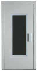Aufzug DICTATOR DHM 500 III. Schachttüren - Schachtsystem DICTATOR Schachttüren Die Schachttüren beim DHM 500 sind standardmäßig Drehtüren.