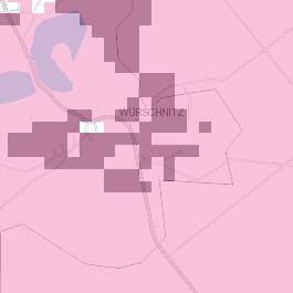 Durch die Entfernung zum versorgenden HVt stehen dem Großteil der Haushalte in Würschnitz Bandbreiten von 2 Mbit/s zur